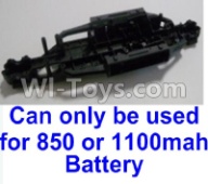 HaiBoXing HBX 12812 Parts-Chassis Parts-Chassis,Bottom frame (Can only be used for 1100mah or 850mah battery),(Now,This pars has no produce ,please buy upgrade 1500mah Chassis,Bottom frame also buy the 1500mah battery ,then can solve the problem)-12600R